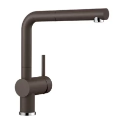 Blanco Linus-S Vario Single Lever Mono Pull Out Kitchen Mixer Tap - Coffee 21 Blanco Linus-S Vario Single Lever Mono Pull Out Kitchen Mixer Tap - Coffee -Vado Shop linus s coffee product shot
