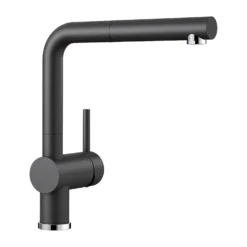 Blanco Linus-S Vario Single Lever Mono Pull Out Kitchen Mixer Tap - Coffee 23 Blanco Linus-S Vario Single Lever Mono Pull Out Kitchen Mixer Tap - Coffee -Vado Shop linus s product shot anthracite