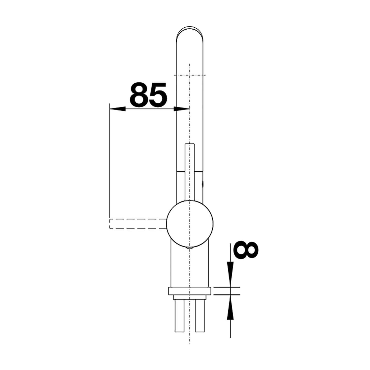 Blanco Linus-S Vario Single Lever Chrome Mono Pull Out Kitchen Mixer Tap With Dual Spray 5 Blanco Linus-S Vario Single Lever Chrome Mono Pull Out Kitchen Mixer Tap With Dual Spray - Image 5