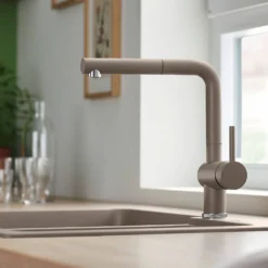 Blanco Linus-S Vario Single Lever Mono Pull Out Kitchen Mixer Tap - Coffee 20 Blanco Linus-S Vario Single Lever Mono Pull Out Kitchen Mixer Tap - Coffee -Vado Shop linus s tartufo lifestyle