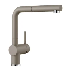 Blanco Linus-S Vario Single Lever Mono Pull Out Kitchen Mixer Tap - Coffee 26 Blanco Linus-S Vario Single Lever Mono Pull Out Kitchen Mixer Tap - Coffee -Vado Shop linus s tartufo product shot