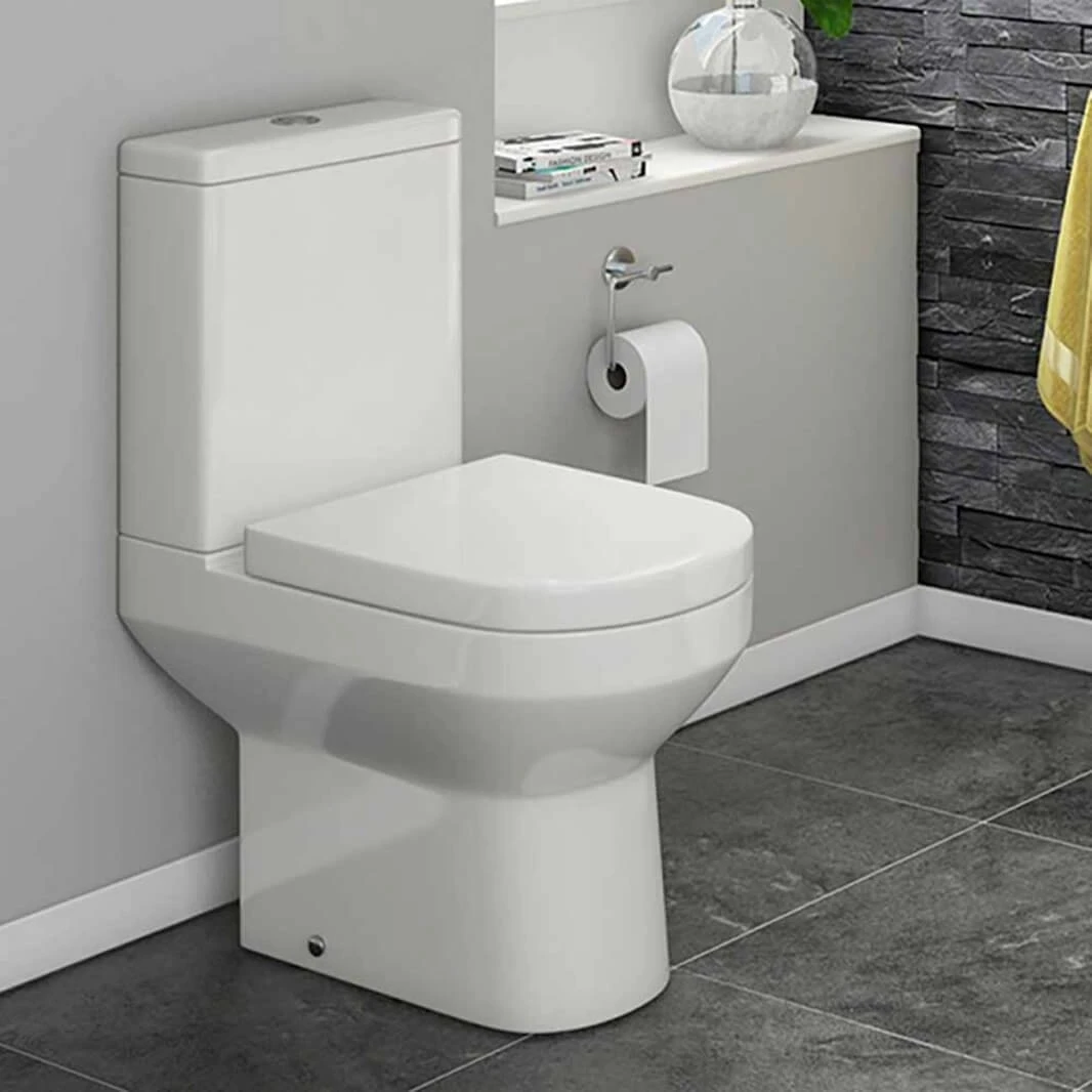 Lorraine Short Projection Close Coupled Toilet With Soft Close Seat 5 Lorraine Short Projection Close Coupled Toilet With Soft Close Seat - Image 5