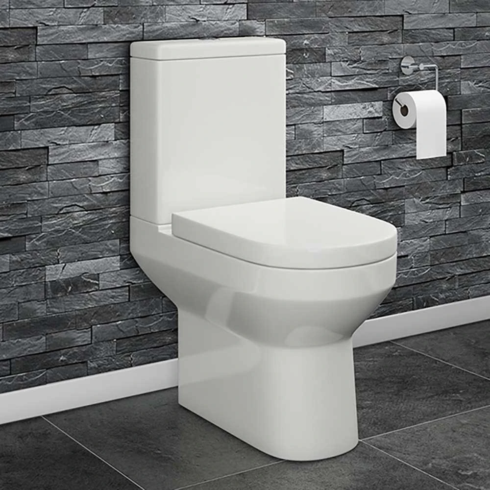 Lorraine Short Projection Close Coupled Toilet With Soft Close Seat 2 Lorraine Short Projection Close Coupled Toilet With Soft Close Seat - Image 2