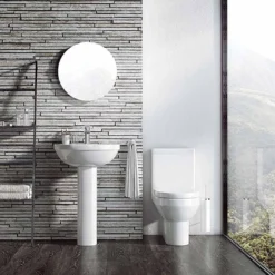 Lorraine Short Projection Close Coupled Toilet With Soft Close Seat 11 Lorraine Short Projection Close Coupled Toilet With Soft Close Seat -Vado Shop lorraine close coupled wc and basin full pedestal