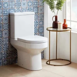 Lorraine Round Close Coupled Toilet With Soft Close Seat