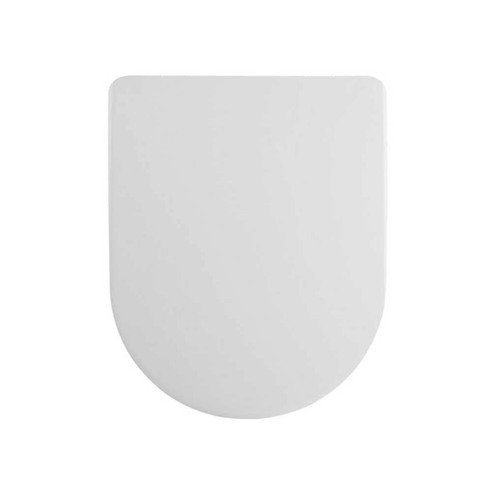 Vellamo D-Shaped Soft-Close Toilet Seat With Quick Release Hinges - 450 X 370mm 2 Vellamo D-Shaped Soft-Close Toilet Seat With Quick Release Hinges - 450 X 370mm - Image 2