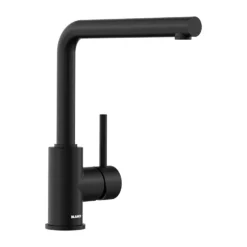 Blanco Mila WRAS Approved Single Lever Mono Kitchen Mixer Tap - Matt Black