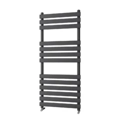 Brenton Milos White Designer Heated Towel Rail - 1200 X 500mm -Vado Shop milos 1200 anthracite cutout