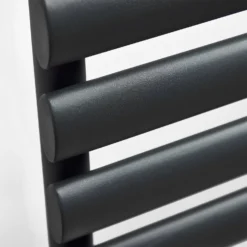 Brenton Milos White Designer Heated Towel Rail - 1200 X 500mm -Vado Shop milos anthracite closeup lifestyle