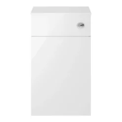 Emily 1000mm Combination Bathroom Toilet & Sink Unit With Minimalist Basin, Harbour Clarity 525mm Projection Toilet And Cistern - White Gloss -Vado Shop moe142 cutout