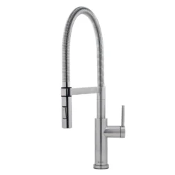 Caple Navitis Single Lever Mono Pull Out Spray Tap - Stainless Steel