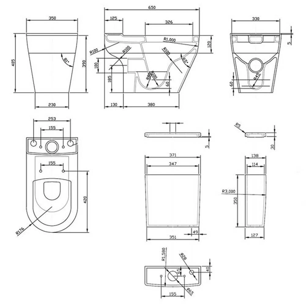 Christine Close Coupled Toilet & Toilet & Soft Close Seat 7 Christine Close Coupled Toilet & Toilet & Soft Close Seat - Image 7