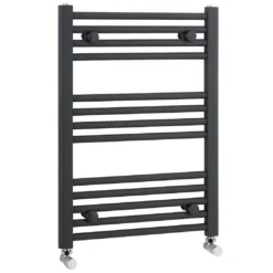 Nuie Straight Anthracite Ladder Towel Rails - 700 X 500mm