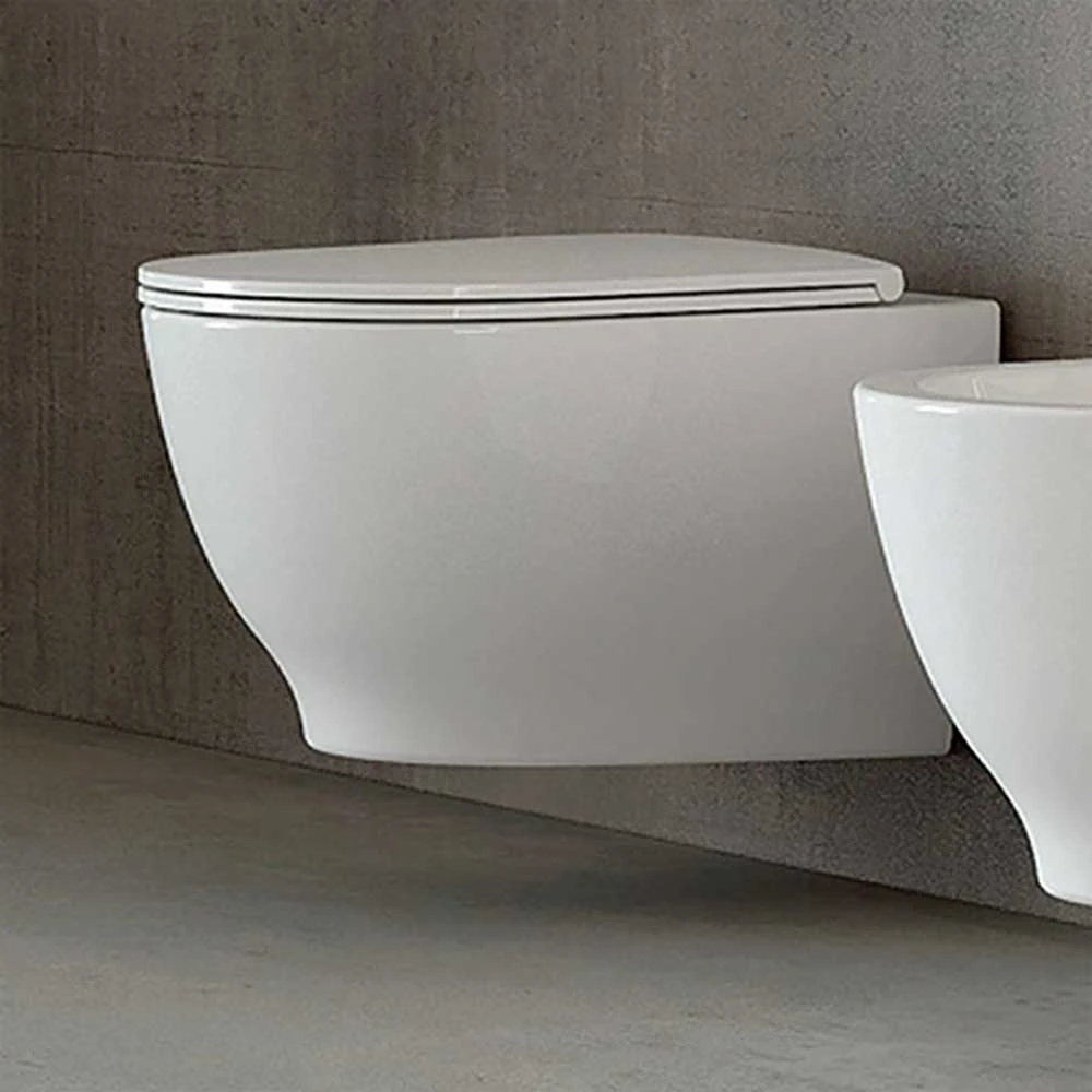 RAK Harmony Wall Hung Toilet & Soft Close Seat 2 RAK Harmony Wall Hung Toilet & Soft Close Seat - Image 2