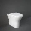 RAK Resort Back To Wall Rimless Toilet With Soft Close Seat