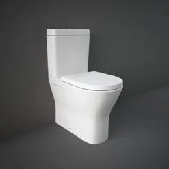 RAK Resort Maxi Comfort Height Rimless Full Back To Wall Toilet & Soft Close Seat