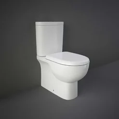 RAK Tonique Close Coupled Fully Back To Wall Toilet & Soft Close Seat