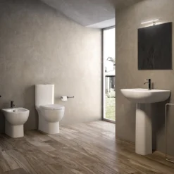 RAK Tonique Close Coupled Fully Back To Wall Toilet & Soft Close Seat -Vado Shop rak tonique hero