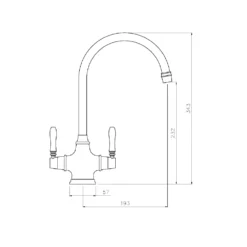 Rangemaster Belfast Kitchen Mixer Tap - Chrome 5 Rangemaster Belfast Kitchen Mixer Tap - Chrome -Vado Shop rangemaster belfast twin kitchen mixer tech