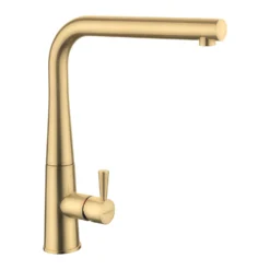 Rangemaster Conical Single Lever Mono Kitchen Mixer Tap - Brushed Brass