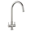 Rangemaster Monorise Monobloc Kitchen Sink Mixer Tap - Brushed Nickel