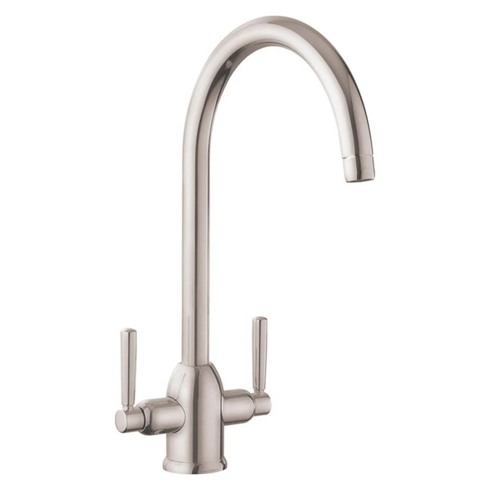 Rangemaster Parma Kitchen Mixer Tap - Brushed Nickel 2 Rangemaster Parma Kitchen Mixer Tap - Brushed Nickel - Image 2