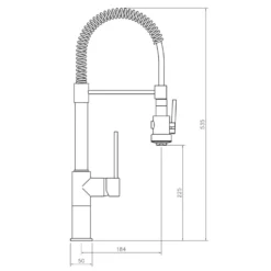 Rangemaster Pro Spray Kitchen Mixer Tap With Pull Out Spout 9 Rangemaster Pro Spray Kitchen Mixer Tap With Pull Out Spout -Vado Shop rangemaster pro spray tap pull out spout tech