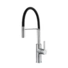 Reginox Aurora Single Lever Chrome & Black Pull Out Mono Kitchen Mixer Tap
