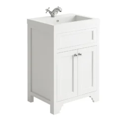 Butler & Rose Charlotte 600mm Vanity Unit - Spa Grey -Vado Shop ripley 600 vanity unit arctic white