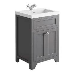 Butler & Rose Charlotte 600mm Vanity Unit - Spa Grey -Vado Shop ripley 600 vanity unit spa grey