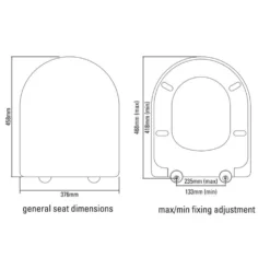 Roper Rhodes Define Anti-Bacterial Soft Close Toilet Seat 7 Roper Rhodes Define Anti-Bacterial Soft Close Toilet Seat -Vado Shop roper rhodes define toilet seat 8704wsc tech