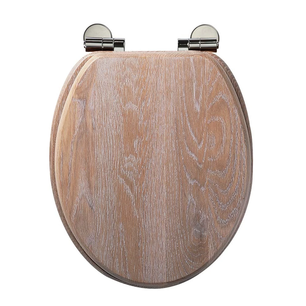 Roper Rhodes Traditional Toilet Seat With Soft Close Hinges - Antique Pine Finish 5 Roper Rhodes Traditional Toilet Seat With Soft Close Hinges - Antique Pine Finish - Image 5