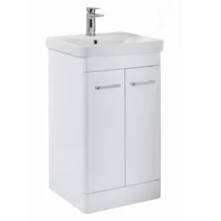 Harbour Identity 500mm Floorstanding Vanity Unit & Basin - Wolf Grey -Vado Shop rossini white 500
