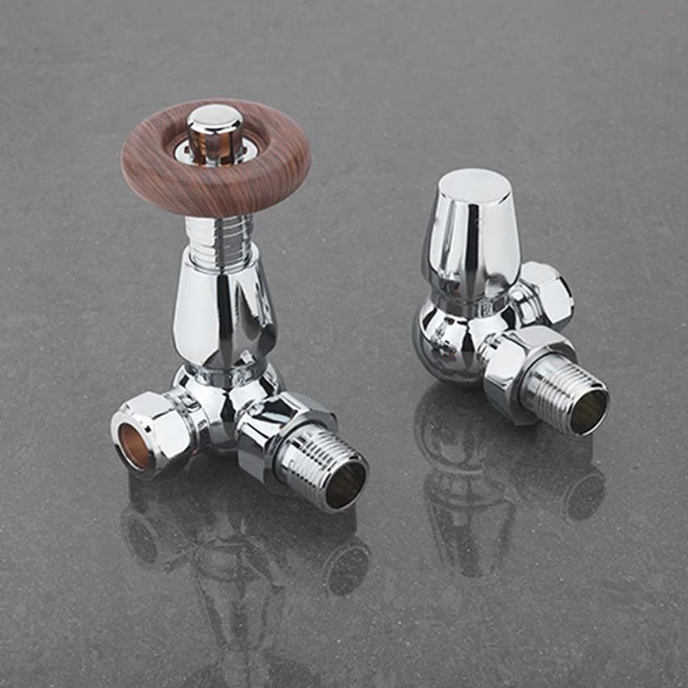 Sagittarius Camden Thermostatic Corner Radiator Valve - Chrome 1 Sagittarius Camden Thermostatic Corner Radiator Valve - Chrome
