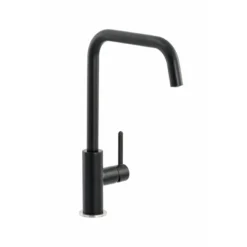 Abode Althia Single Lever Mono Kitchen Mixer - Matt Black