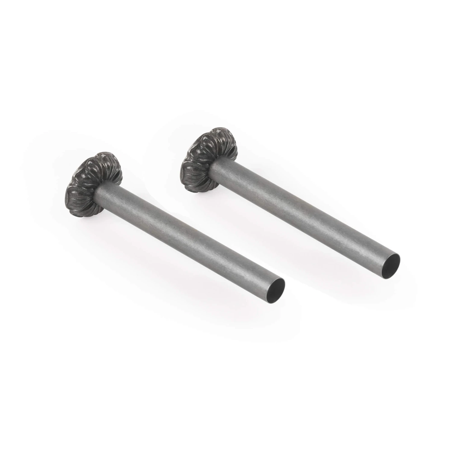 Terma Artistic Anthracite Pipe Masking Set For Cast Iron Radiators 2 Terma Artistic Anthracite Pipe Masking Set For Cast Iron Radiators - Image 2