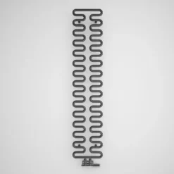 Terma Aire Modern Grey Designer Heated Towel Radiator - 621 X 300mm -Vado Shop terma aire heated towel rail modern grey 1555x300mm cutout 1 update