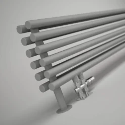 Terma Carlo Poletti 50mm Integrated H Block Left Sided Angled Valve Set -Vado Shop terma carlo poletti 50mm integrated h block valves straight left lifestyle