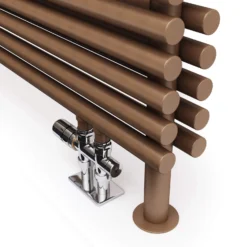 Terma Carlo Poletti 50mm Integrated H Block Left Sided Angled Valve Set -Vado Shop terma carlo poletti 50mm integrated h block valves straight right lifestyle