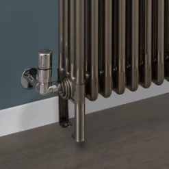 Terma Slip On Feet For Colorado 2 Column Radiator - White -Vado Shop terma colorado slip on feet for 3 column rad lacquer 2