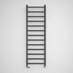 Terma Crystal Ladder Heated Towel Rail - Modern Grey - 840 X 400mm -Vado Shop terma crystal heated towel rail modern grey 1560x500mm cutout 1