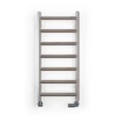 Terma Crystal Ladder Heated Towel Rail - Modern Grey - 840 X 400mm -Vado Shop terma crystal heated towel rail sparkling gravel 840x400mm cutout 1