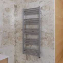 Terma Fiona One Electric Heated Towel Rail With Heating Element - Sparkling Gravel - 900 X 480mm 11 Terma Fiona One Electric Heated Towel Rail With Heating Element - Sparkling Gravel - 900 X 480mm -Vado Shop terma fiona one electric heated towel rail sparkling gravel 1140x480mm lifestyle 1