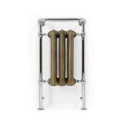 Terma Cast Iron Antique Brass & Chrome Surround Heated Towel Rail - 900 X 490mm 17 Terma Cast Iron Antique Brass & Chrome Surround Heated Towel Rail - 900 X 490mm -Vado Shop terma heated towel rail antique brass chrome 900x490mm cutout 1