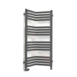 Terma Incorner Designer Heated Towel Rail - Modern Grey - 1545 X 350mm -Vado Shop terma incorner heated towel rail modern grey 1005x350mm cutout 1