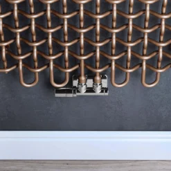 Terma Integrated Chrome Pipe Masking Set For 50mm Connections -Vado Shop terma integrated chrome pipe masking set lifestyle 5