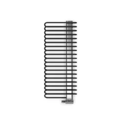 Terma Michelle Designer Heated Towel Rail - Sparkling Cream & Brushed Brass - 780 X 400mm -Vado Shop terma michelle heated towel rail metallic black and chrome 1200x500mm cutout 1