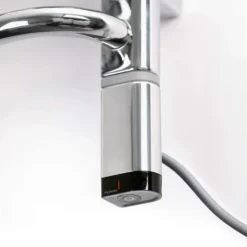 Terma Easy One Electric Heated Towel Rail With Heating Element - Sparkling Gravel - 1280 X 200mm -Vado Shop terma one d heating element fitted 1