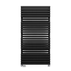 Terma Quadrus Bold Heated Towel Rail - Metallic Black - 1185 X 450mm -Vado Shop terma quadrus bold metallic black 1185x600mm cutout 1