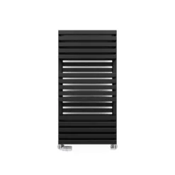 Terma Quadrus Bold Heated Towel Rail - Metallic Black - 1185 X 450mm -Vado Shop terma quadrus bold metallic black 870x450mm cutout 1